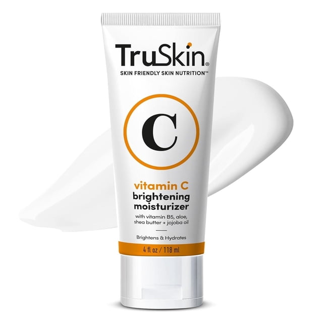 Crema Hidratante Facial con Vitamina C 4 oz para Arrugas y Manchas de Edad
