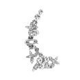 thumbnail image 2 of Earring Punk Personality Cold Wind Earrings Womens European And America Crystal Single Earring, 2 of 9