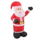 thumbnail image 5 of Papá Noel inflable navideño resistente al agua y al desgarro con luces LED, 5 of 14