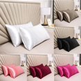 thumbnail image 2 of Satin Pillowcase Hair Skin Silk Pillow Case 2pcs~, 2 of 8