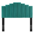 thumbnail image 3 of Noelle Performance Velvet Twin Headboard - Teal, 3 of 4