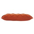 thumbnail image 4 of Laddha Home Designs 36" Red and Orange Handmade Chevron Rectangular Lumbar Pillow, 4 of 9