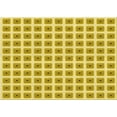 thumbnail image 1 of Ahgly Company Tapis Rectangulaire Lavable en Machine Intérieur Caramel Brun, 8 Pieds x 12 Pieds, 1 of 7