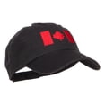 thumbnail image 5 of Canadian Red Flag Embroidered Petspun Cap - Black OSFM, 5 of 5