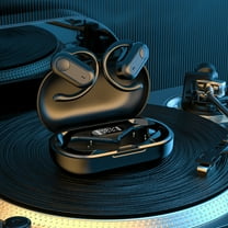 Back to School Gifts under $5 Wireless Earbuds Bluetooth Headphones 48hrs Play Back Sport Earphones With LED Display Over-Ear Buds With Earhooks Built-in Mic Headset For Workout on Clearance