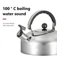 thumbnail image 6 of Christmas Clearance! VWRXBZ Tea Kettle for Stove Top 3L, Whistling Stovetop Tea Kettle, Stainless Steel Red Whistling Tea Pot with Ergonomic Handle, Teapot Whistling Kettle for Stove., 6 of 6
