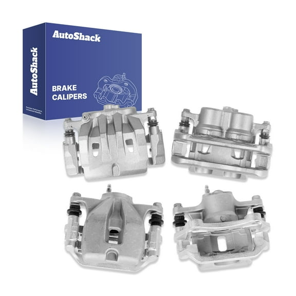 AutoShack Front & Rear Brake Calipers Replacement for 2008-2013 Toyota Highlander 4-PC Set