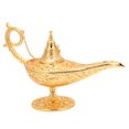thumbnail image 2 of Aladdin Lamp Craft,Vintage Metal Carved Aladdin Aladdin Lamp Collection Aladdin Lamp Decoration Future-Proof Design, 2 of 5