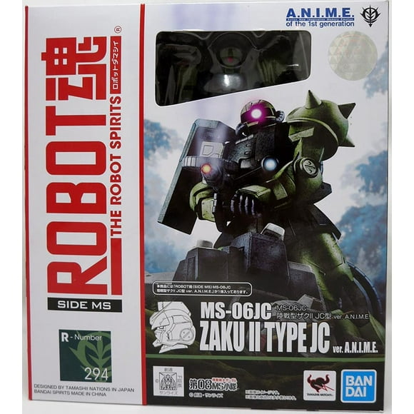 Gundam Universe Mobile Suit Gundam The 08th MS Team 5 Inch Action Figure Robot Spirits - MS-06JC Zaku II Type JC