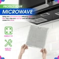 thumbnail image 2 of Microwave Filter Replacement 9" x 7.72" Fits WB6X486 GE Microwave Filter and Frigidaire 5304408977 - Aluminum Mesh Screen Grease Filter - Filters Air Entering Over the Range Oven Vent Fan (2-Pack), 2 of 6