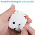 thumbnail image 4 of Golf Score Counter, 2 Digits Scoring Keeper Mini Golf Shot Stroke Counter, White Orange, 4 of 5