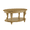 Antique Natural | Coffee Table, variant on Hassch Round Side Table, 2-Tier End Table, 22" Small Accent Table for Living Room, Bedroom, Easy Assembly, Cherry