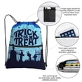 thumbnail image 3 of Naloa Halloween Trick Or Treat Drawstring Backpack String Bag Cinch Water Resistant for Gym Shopping Sport Yoga, 3 of 6