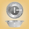 PLASTICPRO 6” Round Disposable Pans Non Stick Aluminum Foil Baking Pans