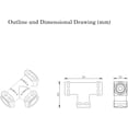 thumbnail image 3 of 3-Way T-Hose Connector, Fluid Connector for JURA Coffee Machines,Fully Automatic Coffee Machine Water line, steam Connection Joint (Applicable to a Variety of Kitchen appliances), 3 of 5