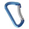 Omega Pacific Classic Keylock Bent Gate Carabiner - Blue Frame