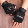thumbnail image 3 of Guantes tácticos de medio dedo para exteriores, para hombres y mujeres, para deportes de equitación, antideslizantes, de microfibra, para aficionados al ejército, guantes CS, 3 of 6