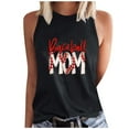 thumbnail image 2 of Rciityk Baseball Crew-Neck Tank Tops for Women Casual Sleeveless Tee Shirt Letter Print Summer Tops, 2 of 4