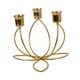 thumbnail image 1 of Candelabro de hierro, elegante soporte para velas, centro de mesa, accesorio para fotos, candelabro, candelabro cónico para festivales junto a la Para 3 Velas, 1 of 9