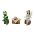 thumbnail image 1 of Décoration de Jardin Extérieure Grenouille et Fée Statue de Grenouille en Résine Décoration de Jardin Statue de Grenouille Statue de Jardin pour Mini Étang Balcon, 1 of 8
