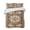 Brown, variant on Quilts Queen Size, Orange Boho Soft Comforter Bedding Set for Bed, Geometric Antique Tribal Retro Ethnic Lightweight Quilted Bedspread with Pillow Cover(2 Pieces) for All Season, 90x96 Inch