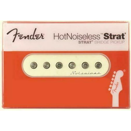 Fender® Hot Noiseless Strat Bridge Pickup~Aged White Cover~USA~Brand (Best Noiseless Strat Pickups)