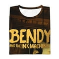 thumbnail image 7 of Bendy And The Ink Machine Boys Girls 3d Graphic Printed T-Shirt Crewneck Short Sleeve Tees, 7 of 7