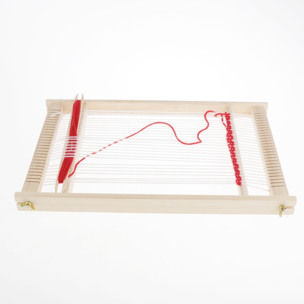 Wooden Weaving Loom Develops Creativity and Motor Skills 39x25cm