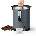 thumbnail image 2 of Large Capacity Fast Brew Commercial Coffee Urn – Stainless Steel Electric Hot Beverage & Water Dispenser – Double Wall Insulation – For Catering, Parties, Weddings – 12L, 2 of 8