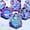 Blue Quicksand-007, variant on DND Resin Dice 7-Piece Set for Dungeons and Dragons DND 5e RPG Gift, Board Game Tabletop Role Playing Dice Game, Birthday Gift, Christmas, Thanksgiving, Halloween