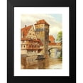 thumbnail image 2 of August Fischer 14x18 Black Modern Framed Museum Art Print Titled - Henckerstieg I Nurnberg, 2 of 5