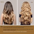thumbnail image 3 of Blonde Brown Hair Dye 16.9 Fl Oz, Argan Oil Blonde Brown Hair Shampoo, 3 in 1 Hair Dye Shampoo, Easy To Use, Semi-Permanent Hair Color Shampoo (Blonde Brown), 3 of 8