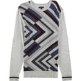 thumbnail image 1 of Alfani Mens Zigzag Pullover Sweater, Grey, X-Large, 1 of 1