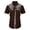 #01-Brown1, variant on Boys Western Shirt Embroidered Pearl Snap Button Down Cowboy Short Sleeve Shirts