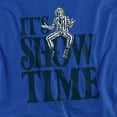 thumbnail image 2 of Beetlejuice Its Showtime Text Women's T Shirt,Royal, Medium, 2 of 6