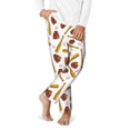 thumbnail image 2 of Bingfone Baseball Sport Print Boys Girls Pajama Pants Lounge Pants with Pockets Drawstring Elastic Waist Sleepwear-XS(5-6), 2 of 6