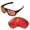 Red, variant on Walleva 24K Gold Polarized Replacement Lenses for Oakley Dispatch Sunglasses