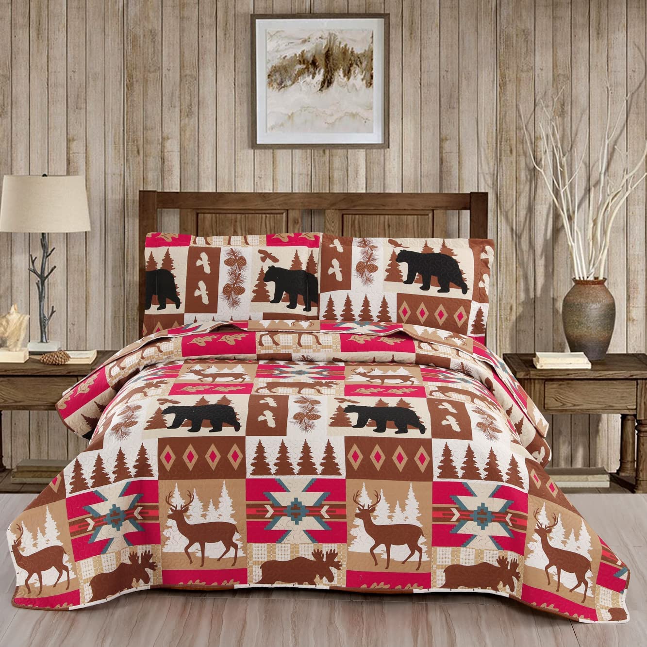 Stone Cottage Fresno Red Daybed Set