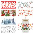 thumbnail image 2 of YAOMOBB High-quality Cup Sticker Waterproof Christmas Themed Sublimation Sticker Set Decals for Festive Decoration, 2 of 5