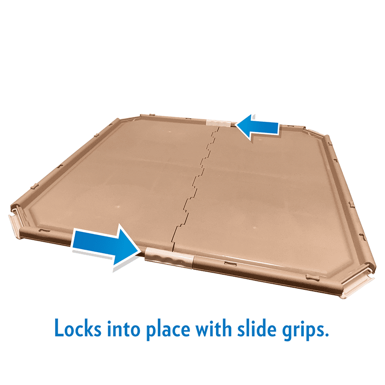 Pet Awesome Dog Potty Tray / Puppy Pee Pad Holder 25”x20” Indoor Wee Training for Small and Medium Dogs