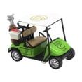 thumbnail image 3 of Decoración de carrito de golf de mesa, mini carrito de golf, juguete en miniatura, carrito de golf Verde, 3 of 9