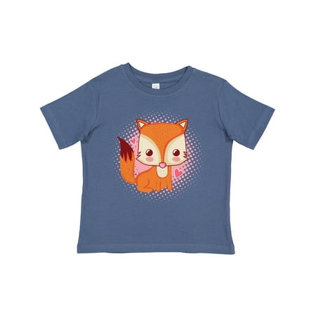 

Inktastic Fox Girl Cute Woodland Animal Gift Toddler Toddler Girl T-Shirt