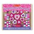 thumbnail image 2 of Melissa & Doug Shimmering Hearts Wooden Bead Set: 45 Beads and 3 Laces for Jewelry-Making, 2 of 2
