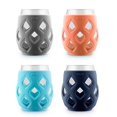 thumbnail image 1 of Set de copas de vino Ello Cru, 500 ml, sin tallo y funda de silicona, 4 unidades, 1 of 4
