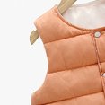 thumbnail image 5 of Savings Clearance 2024! TAGOLD Kids Coats Autumn And Winter Baby Boys Girls Baby Print Cardigan Vest Down Cotton Vest Inside And Outside Wear, 5 of 5