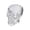 S, variant on Voglyf 700ML Halloween Skull Glass Cup Wine Glass, Multipurpose Clear Skull Face Drinking Cup, Spooky Gothic Skeleton Cup for Whiskey Cocktail, Halloween Party Bar Home Decor Drinkware