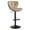 Oatmeal-1PC, variant on SAETSFEG Bar Stools Set of 2, Adjustable Swivel Bar Stool with Backrest, Modern Counter Height Island Chairs for Kitchen Island, Dining Room, Black