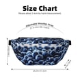 thumbnail image 3 of Naloa Blueberry Print Running Belts for Men Women,Running Fanny Pack with 2-Zipper Pockets,Waterproof Waist Pack for Travel Hiking Running Outdoor Sports, 3 of 8