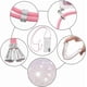 thumbnail image 4 of Mobile Phone Lanyard Case for Xiaomi Redmi 13C, Glitter Diamond Ultra Thin Soft Silicone Case with Cord, Light Pink, 4 of 5