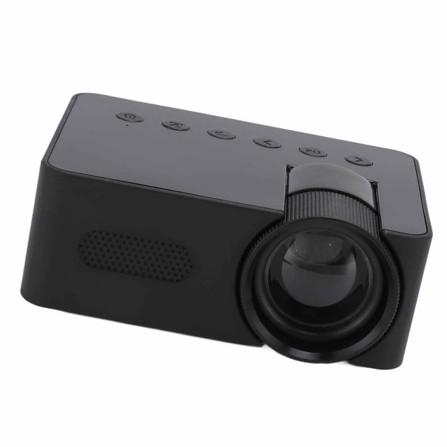 Proyector De Películas Portátil, Mini Proyector HD 1080P Plug And Play De Poco Ruido Para Exteriores